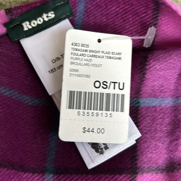 Roots Super soft plaid scarf - Picture 3 of 4